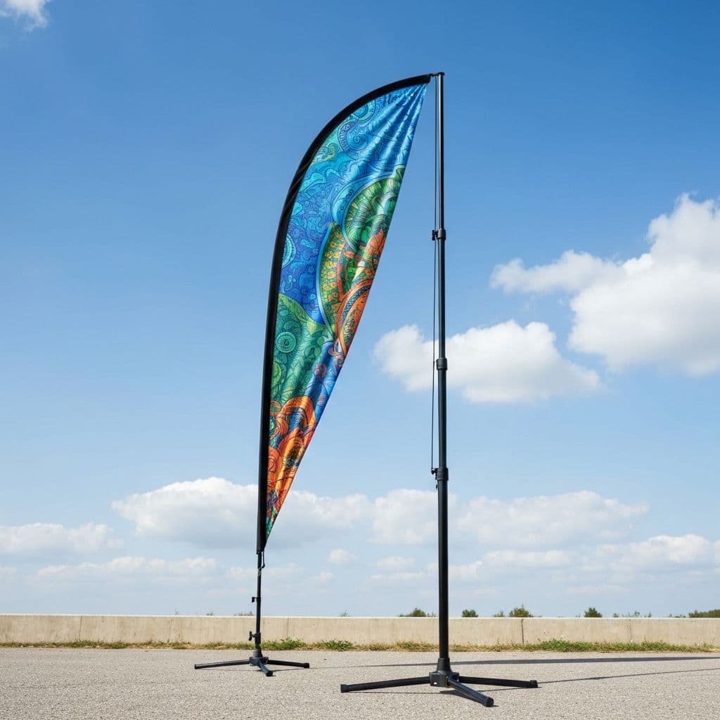 Teardrop Flags Single and Double Sided